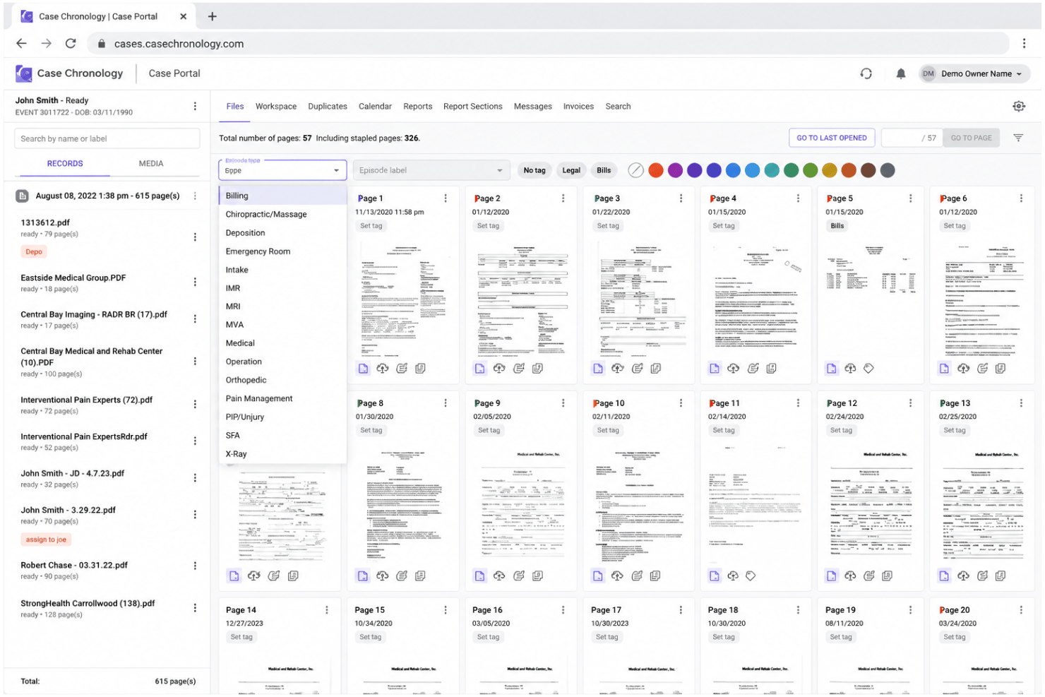 Case Chronology centraliseert medische dossiers en zaakbestanden voor letselschadeteams.