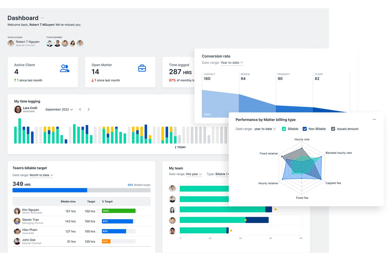 Bilabl screenshot - 10 meilleurs logiciels gratuits de gestion des dossiers juridiques en 2026