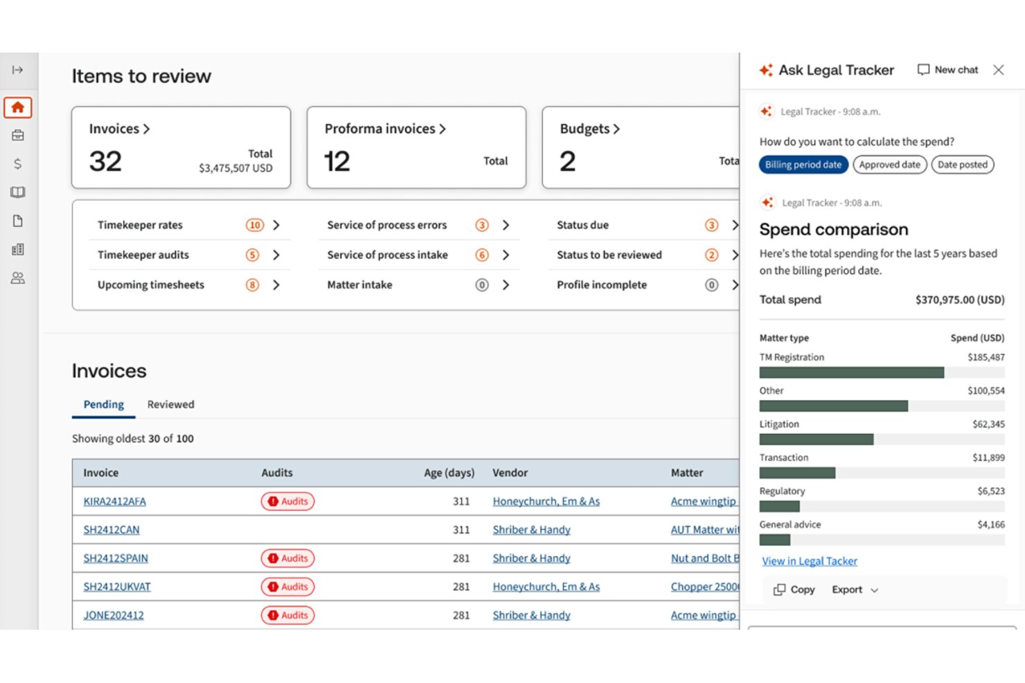 Thomson Reuters Legal Tracker screenshot - 10 Best Enterprise Legal Matter Management Software in 2026