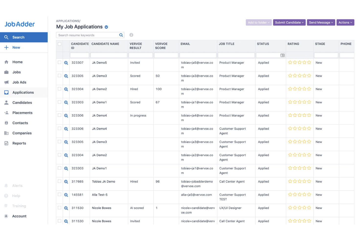 JobAdder screenshot - 10 Best Recruiterflow Alternatives in 2026