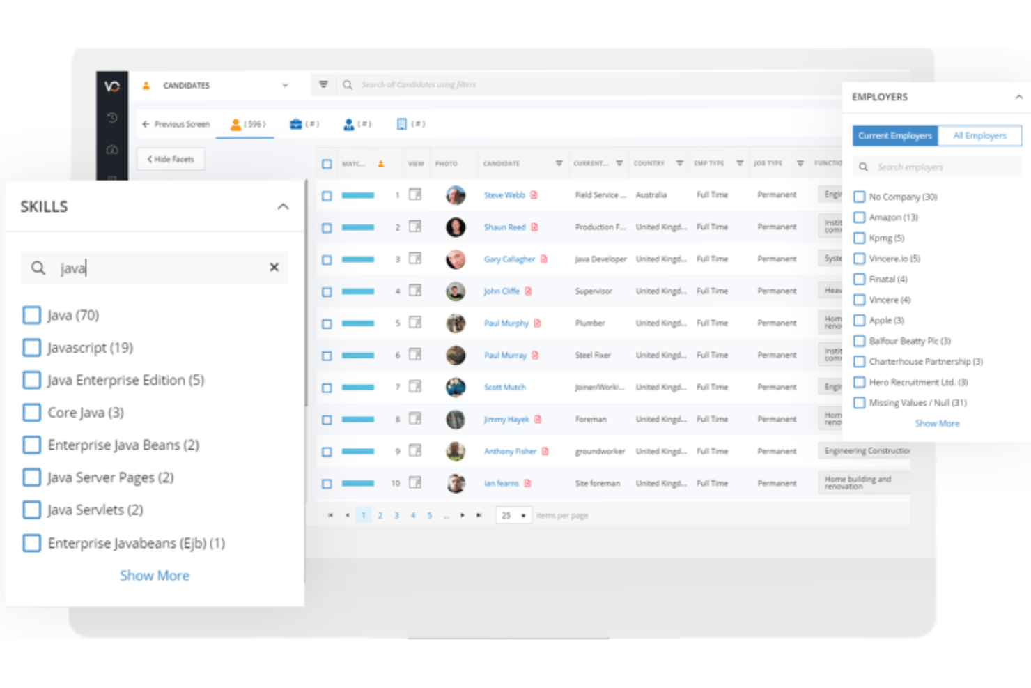 Vincere screenshot - 10 Best Recruiterflow Alternatives in 2026