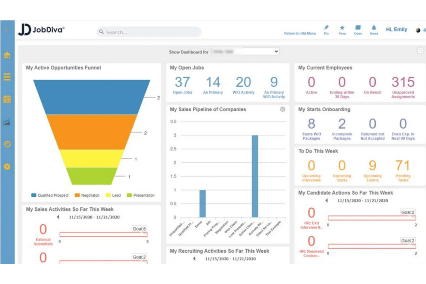 JobDiva screenshot - 10 Best Recruiterflow Alternatives in 2026