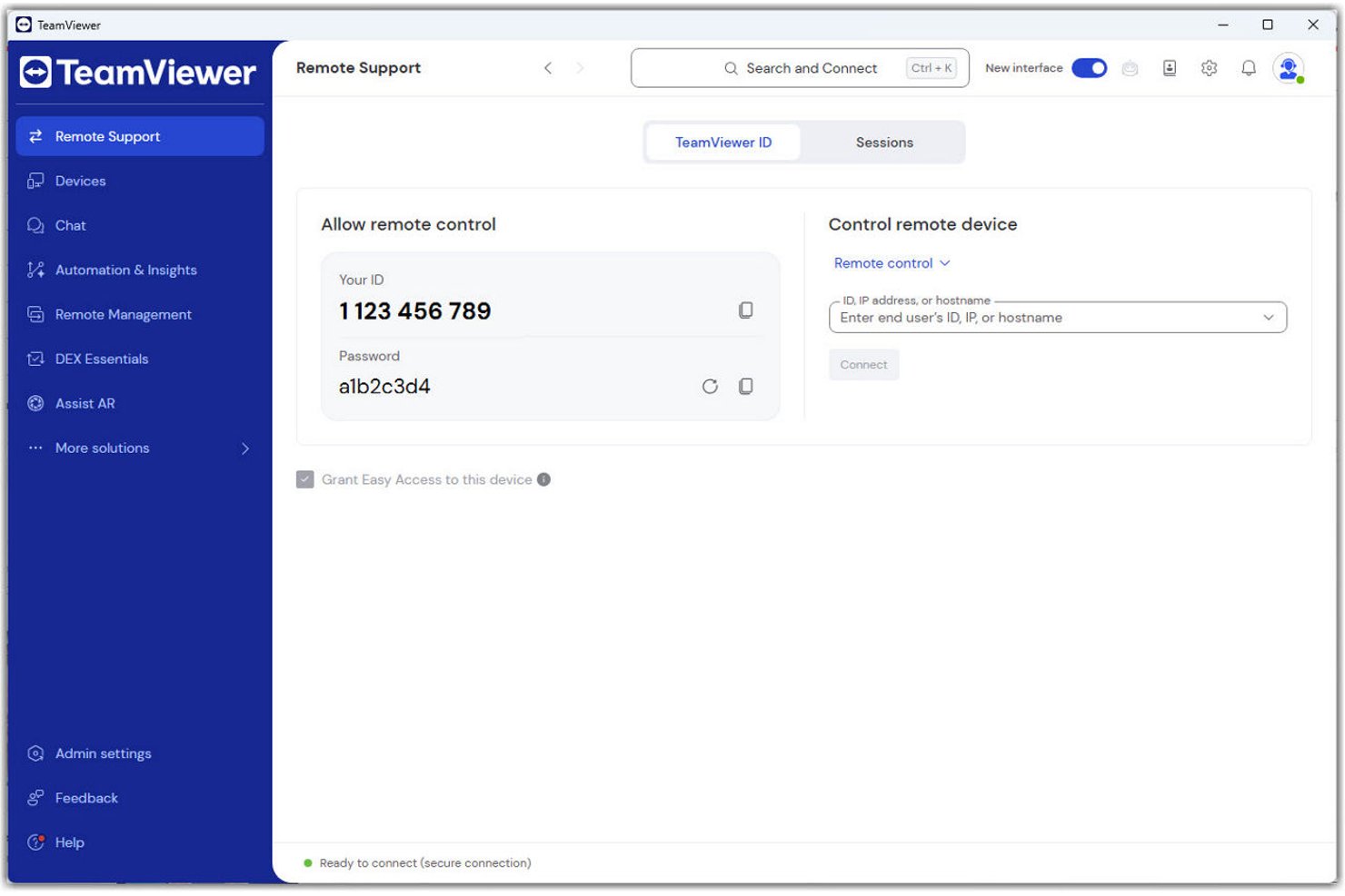 TeamViewer screenshot - 10 Best Chrome Remote Desktop Alternative in 2026