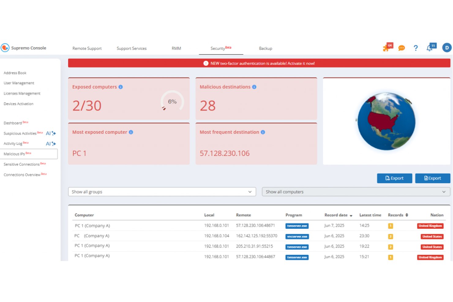 Supremo screenshot - 10 Best Chrome Remote Desktop Alternative in 2026