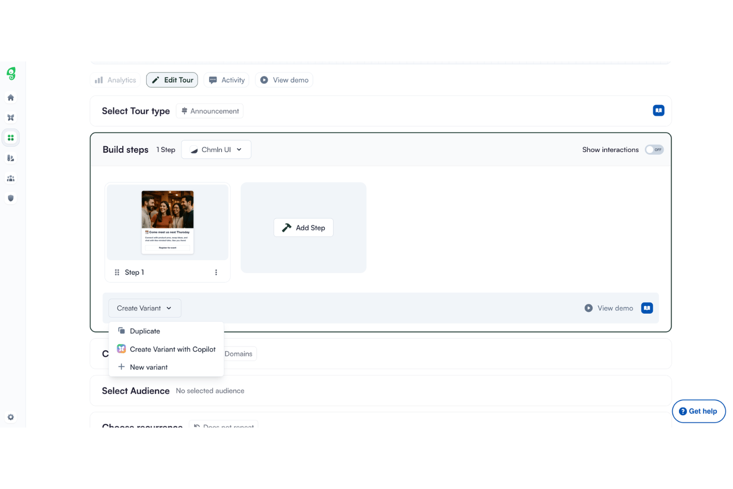 Chameleon screenshot - Las 10 mejores alternativas a Whatfix en 2026