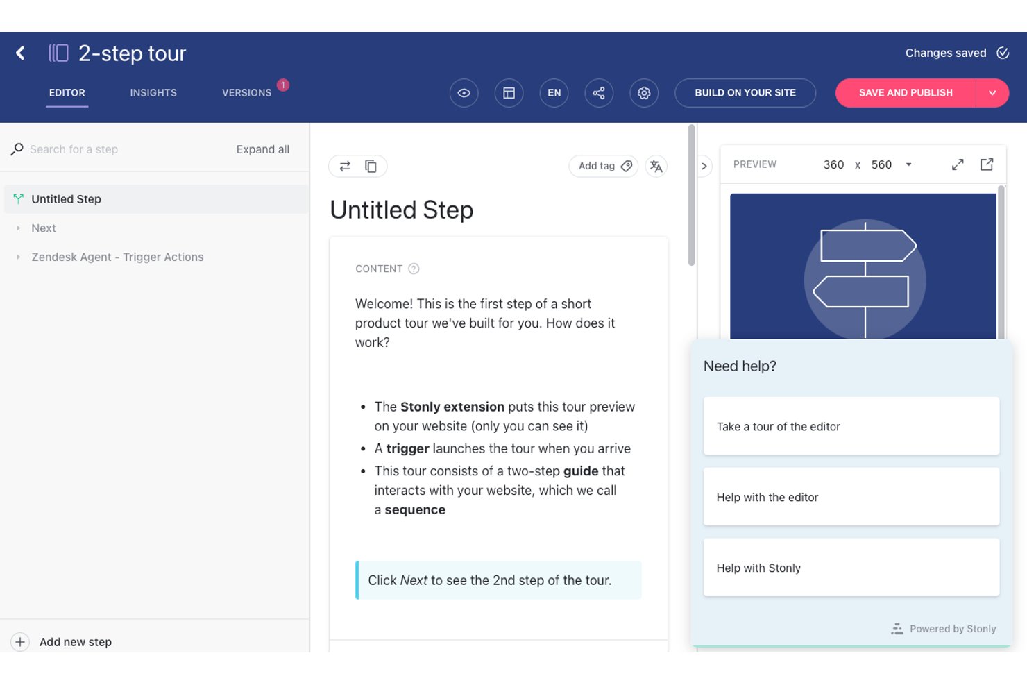 Stonly screenshot - Las 10 mejores alternativas a Whatfix en 2026