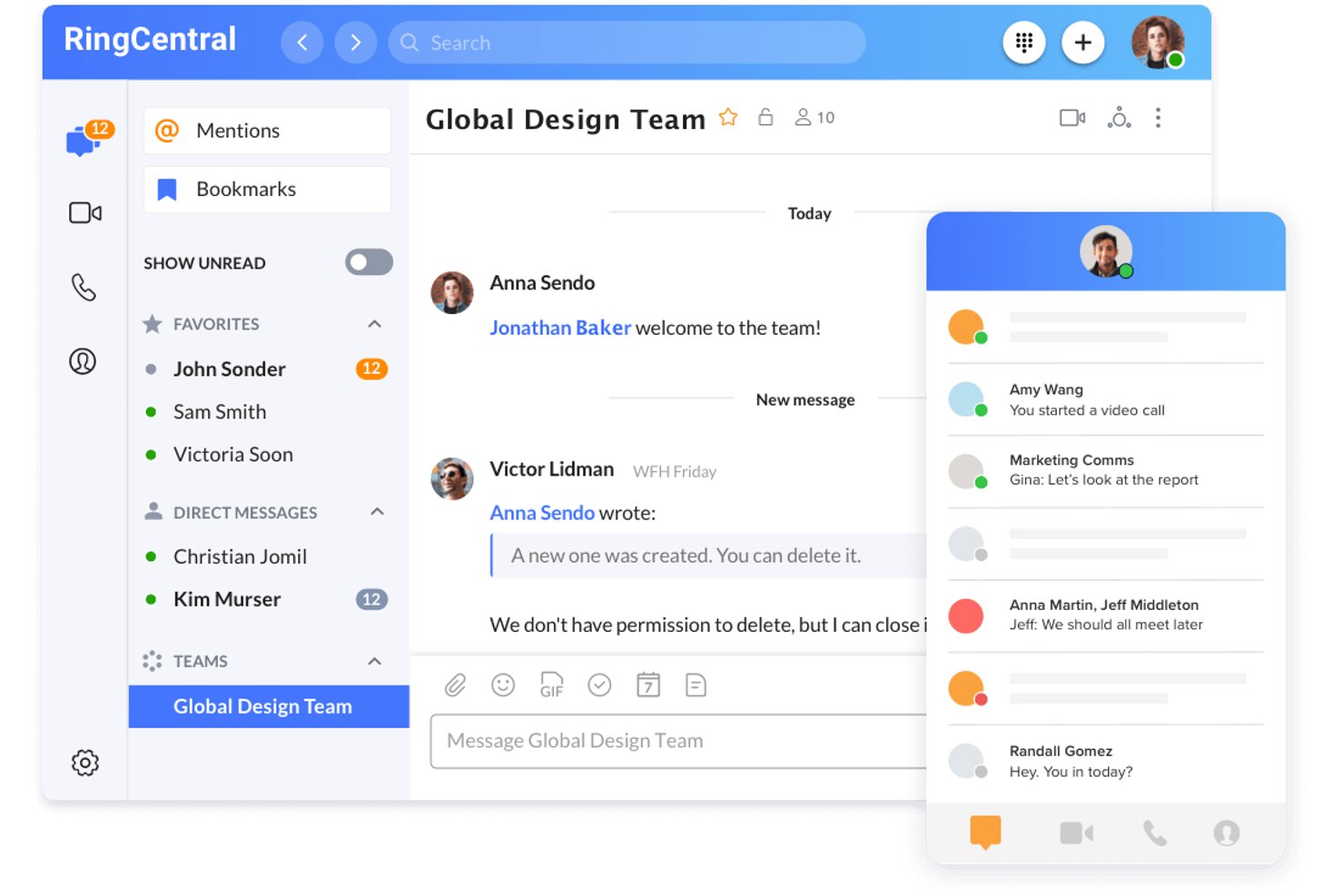 RingCentral screenshot - 10 beste CloudTalk-Alternativen im Jahr 2026
