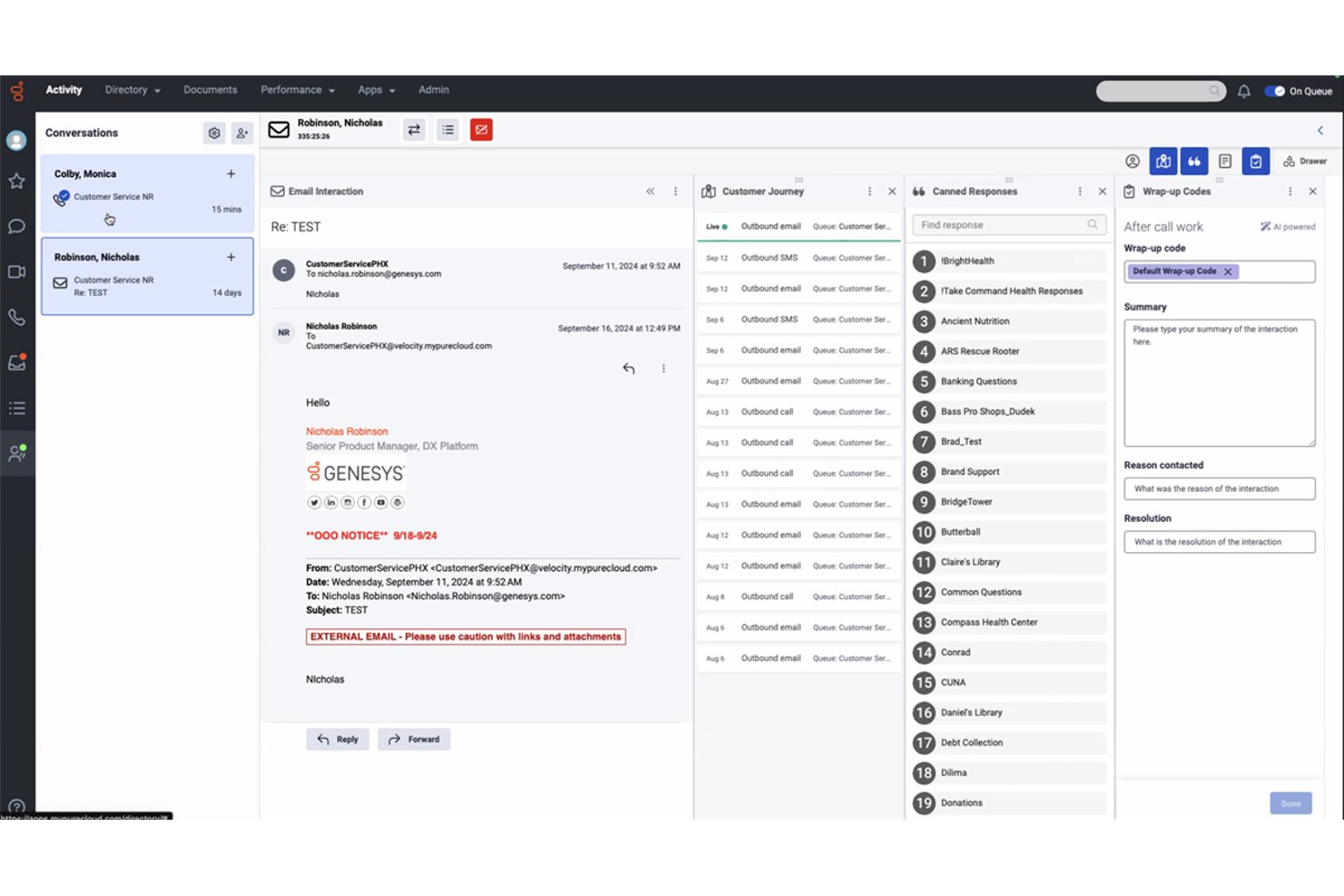 Genesys Cloud CX screenshot - 10 beste CloudTalk-Alternativen im Jahr 2026