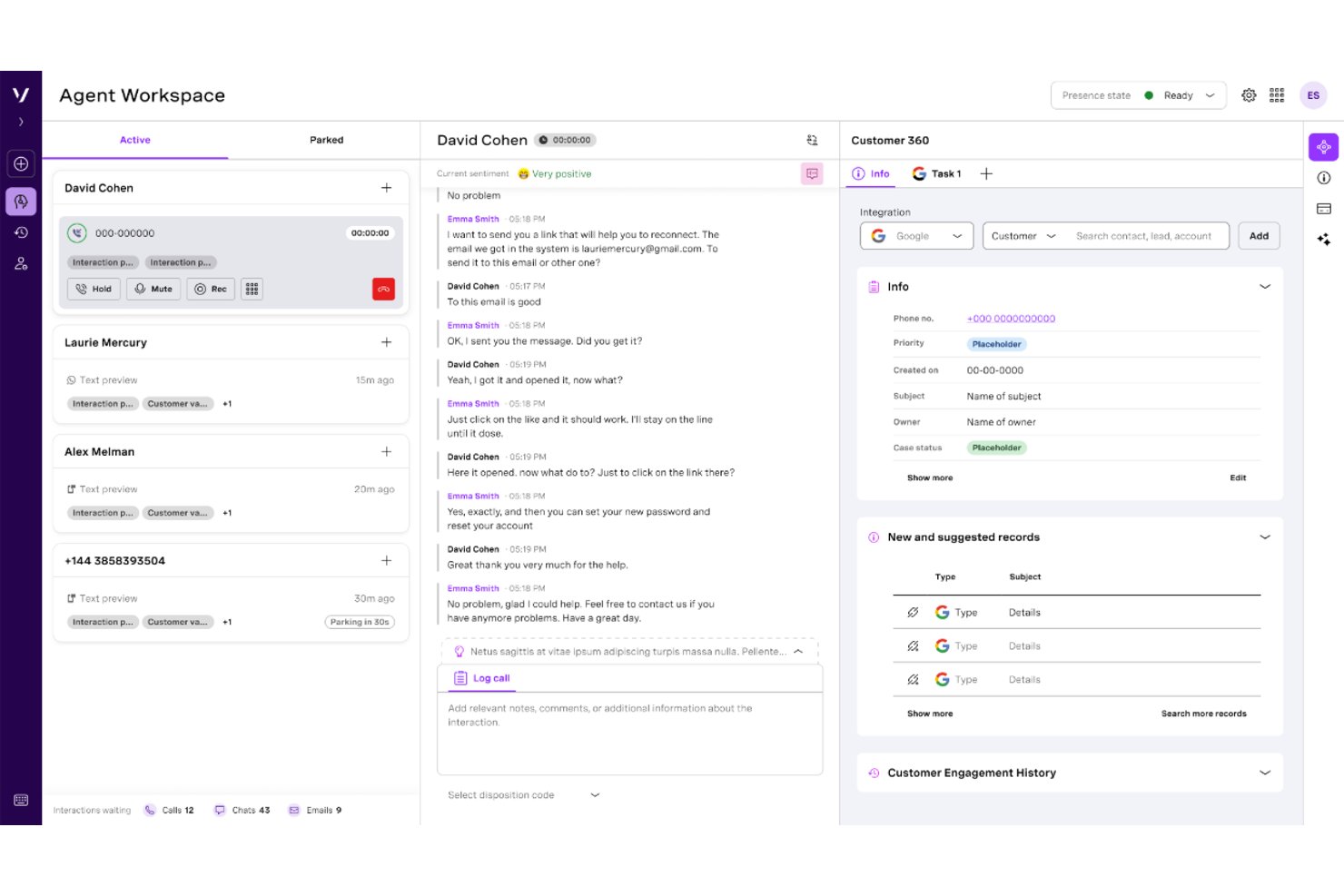 Vonage Contact Center screenshot - 10 beste CloudTalk-Alternativen im Jahr 2026