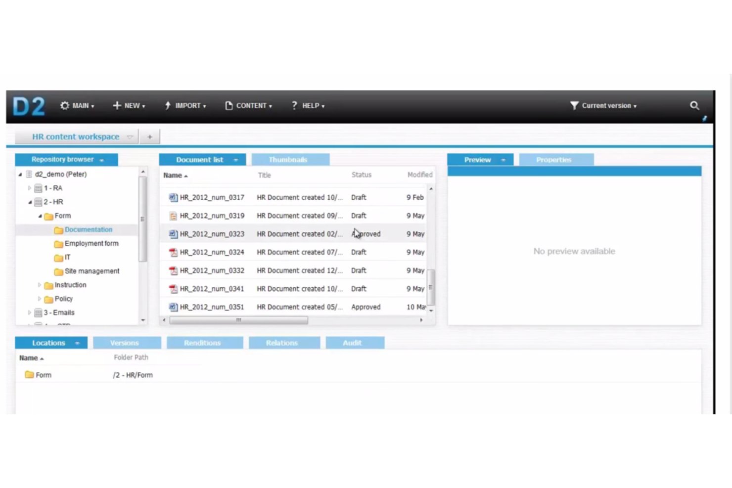 OpenText screenshot - 10 beste Alternativen zu NetDocuments im Jahr 2026