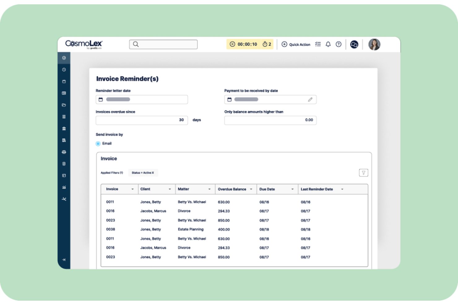CosmoLex screenshot - 10 Best LawPay Alternatives in 2026