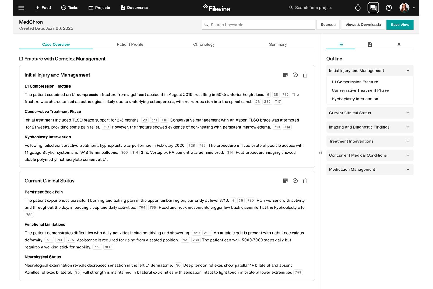 Filevine screenshot - Las 10 mejores alternativas a Casepeer en 2026