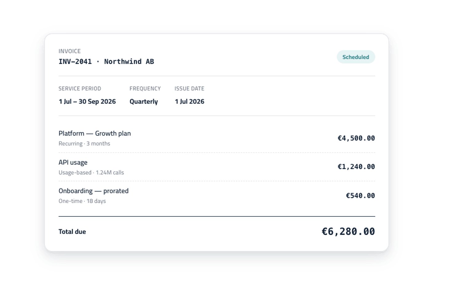 Younium screenshot - 10 Best Quote And Invoice Software Reviewed In 2026
