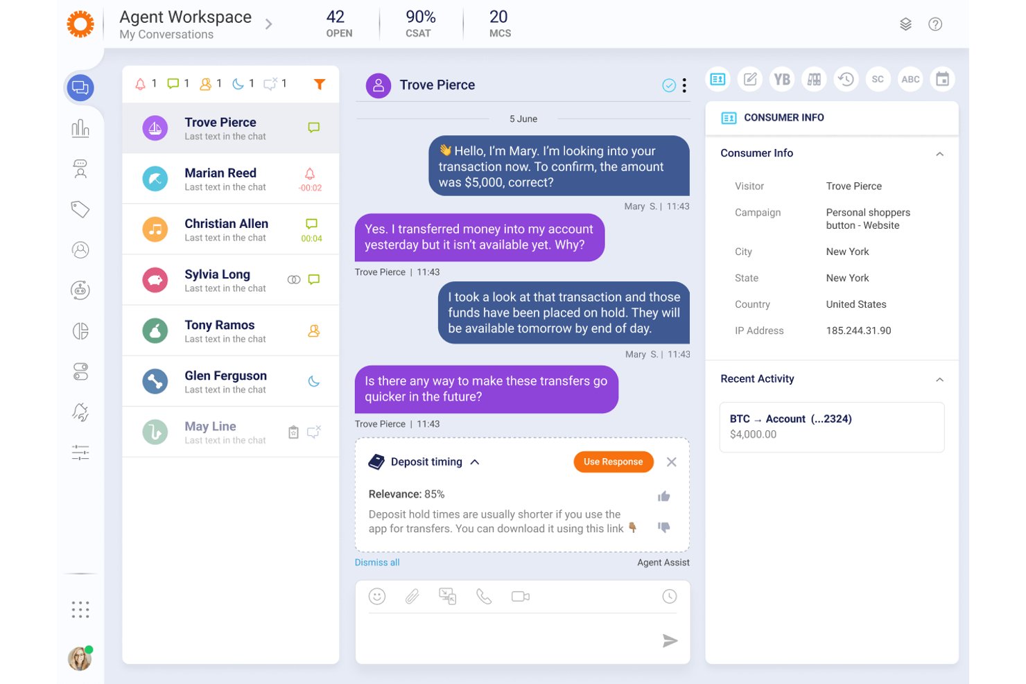 LivePerson screenshot - 10 Best Drift Alternatives in 2026