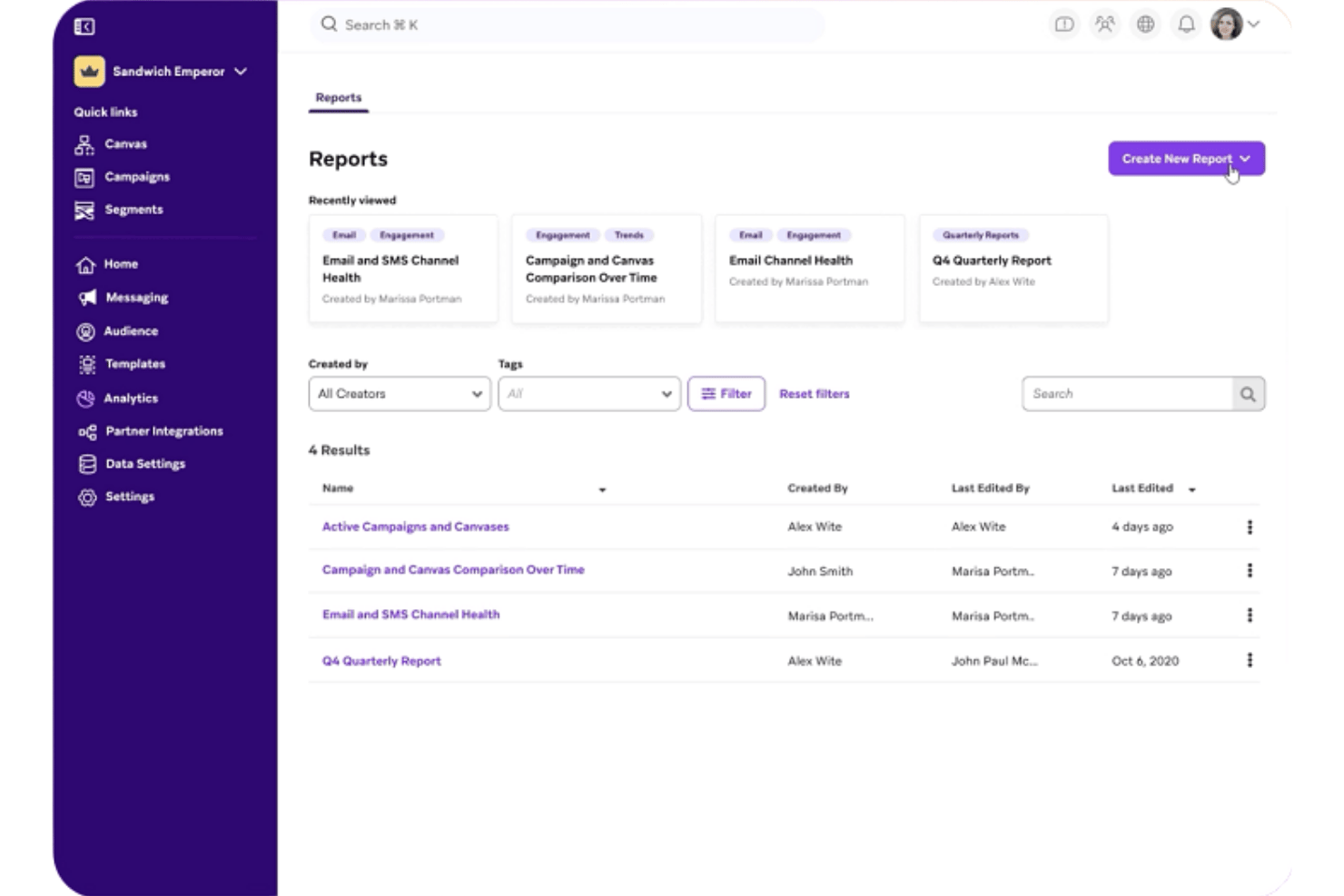 Braze screenshot - Die 10 besten ActiveCampaign-Alternativen im Jahr 2026