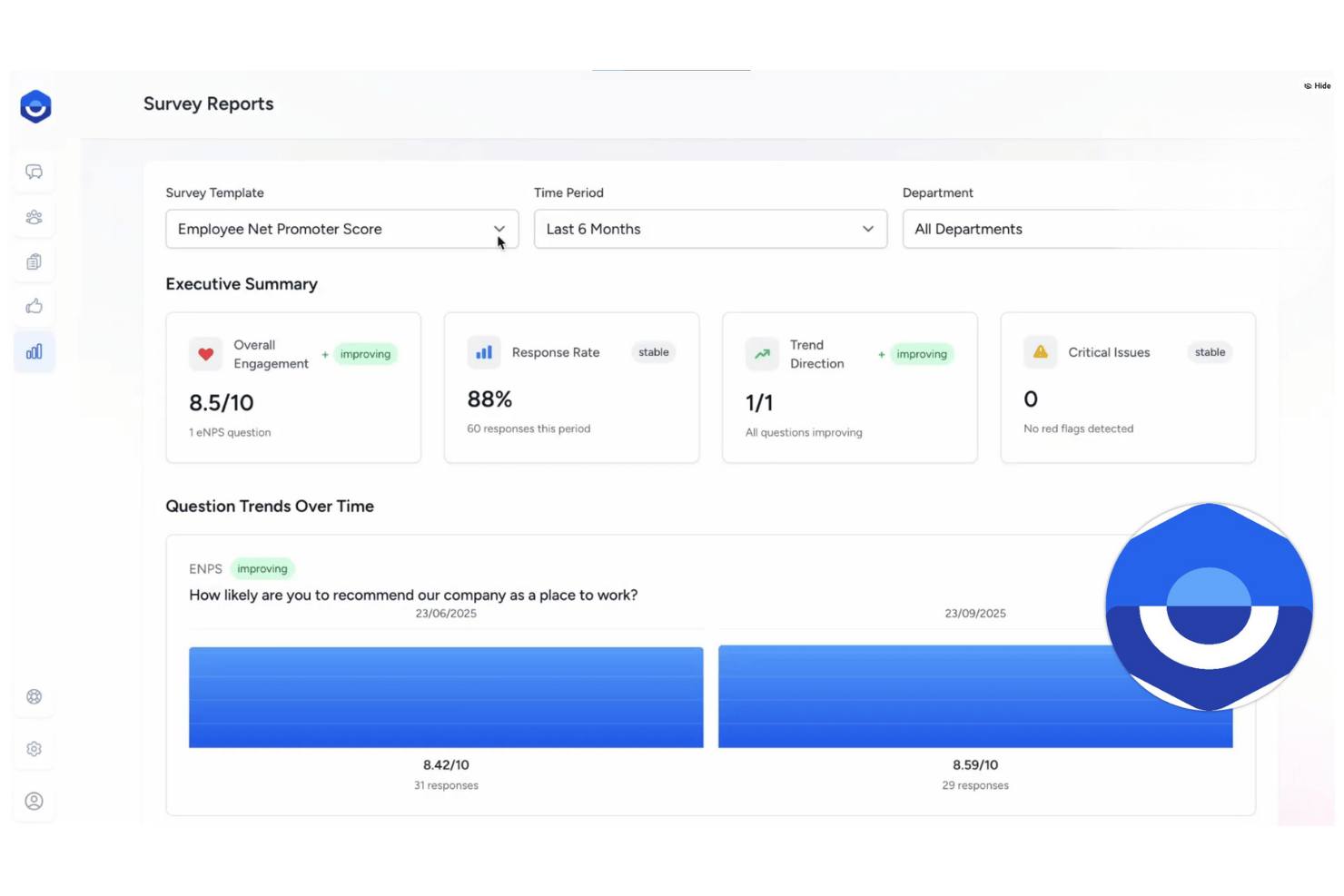 FeedbackPulse screenshot - 10 Best Free Employee Engagement Software in 2026