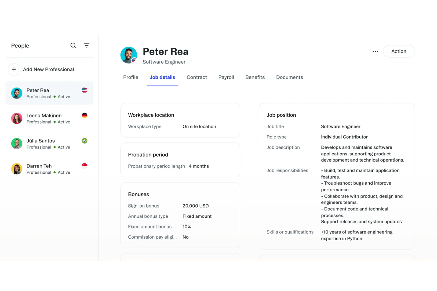 G-P screenshot - 10 meilleures alternatives à Deel en 2026