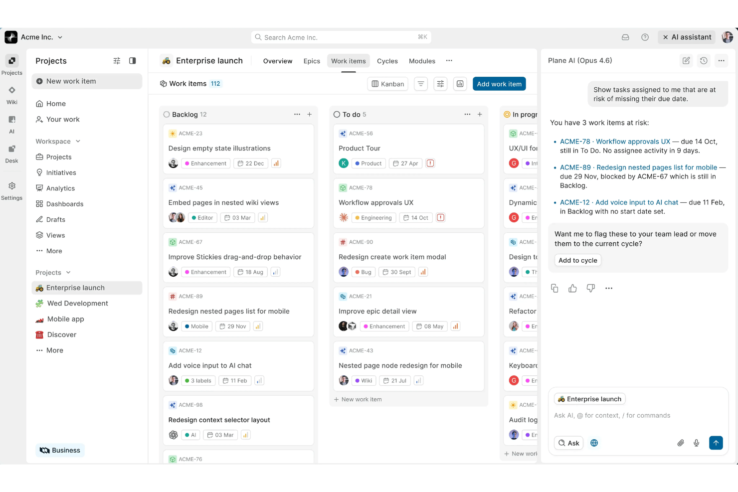 Plane screenshot - 10 meilleures alternatives à Deel en 2026
