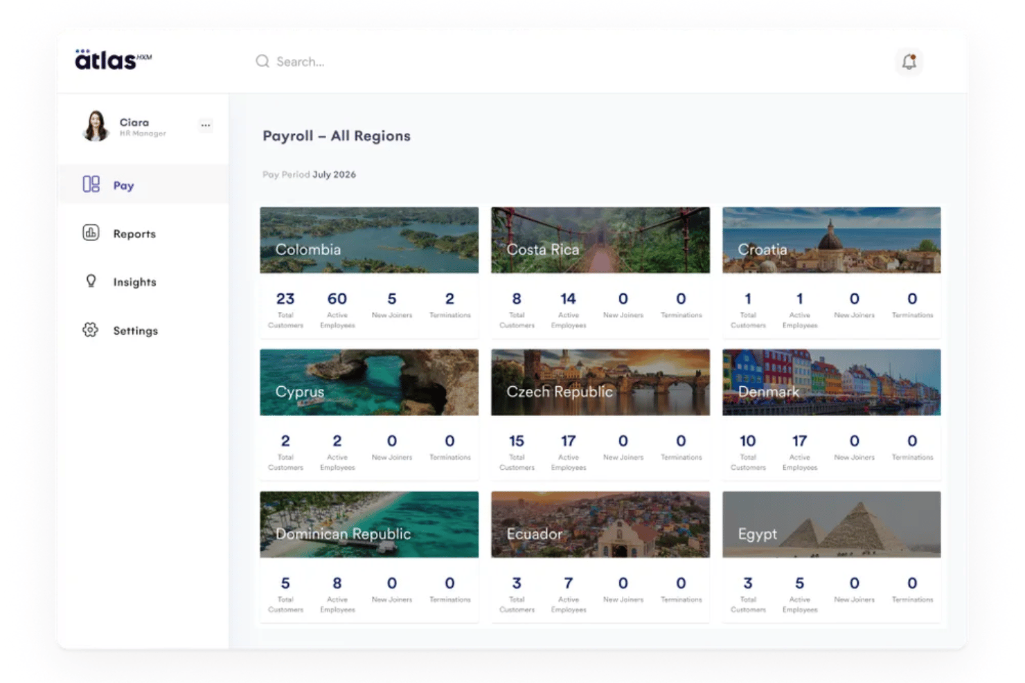 Atlas HXM screenshot - 10 meilleures alternatives à Deel en 2026