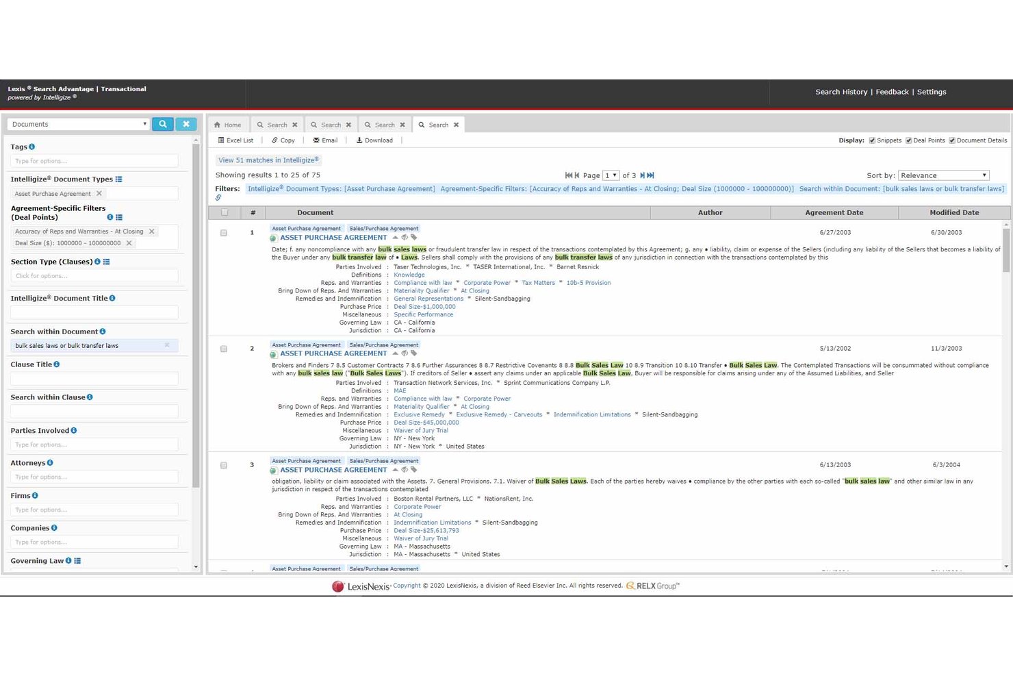 LexisNexis screenshot - 10 Migliori Software per la Gestione della Conoscenza Legale nel 2026