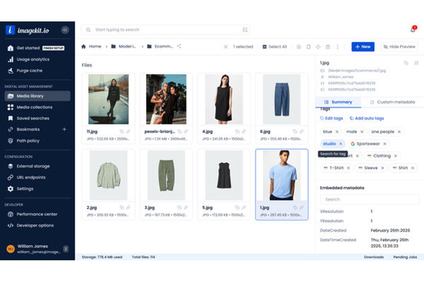 ImageKit screenshot - 10 Best Enterprise DAM Software For 2026
