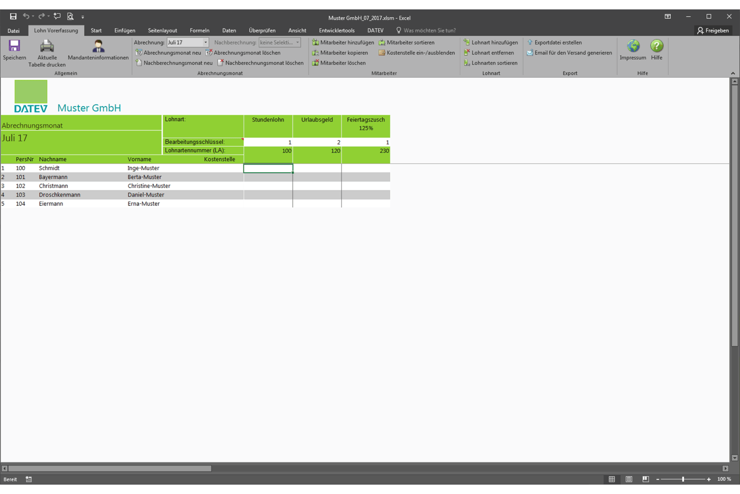 DATEV Payroll screenshot - 10 meilleurs logiciels de paie en Allemagne en 2026
