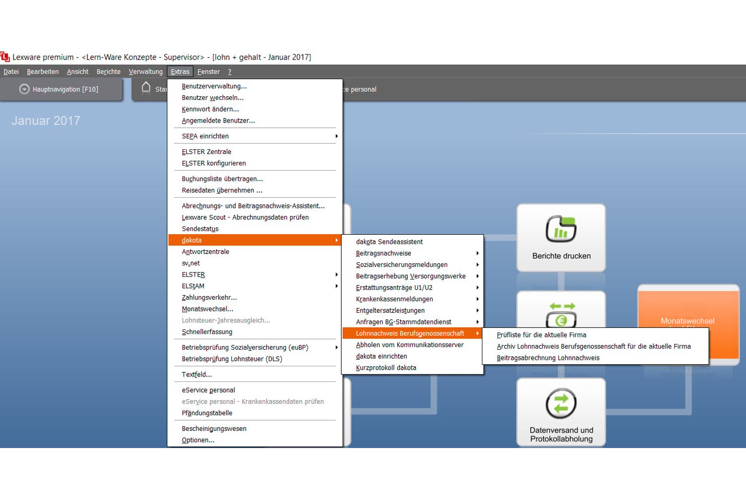 Lexware Payroll screenshot - 10 meilleurs logiciels de paie en Allemagne en 2026