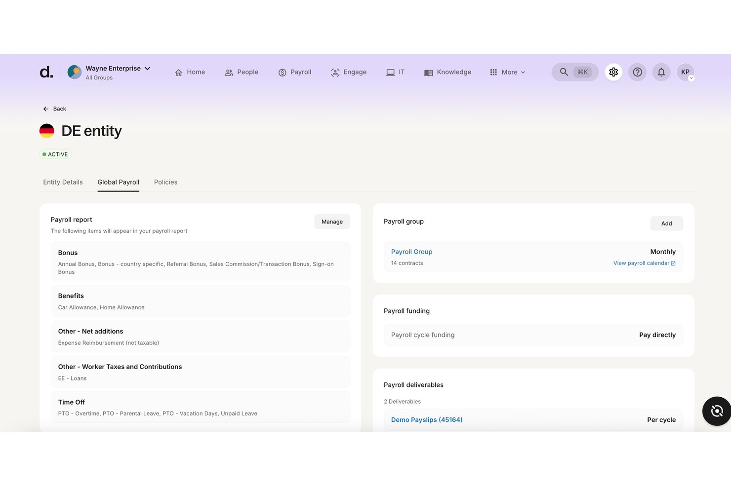 Deel Payroll screenshot - 10 meilleurs logiciels de paie en Allemagne en 2026