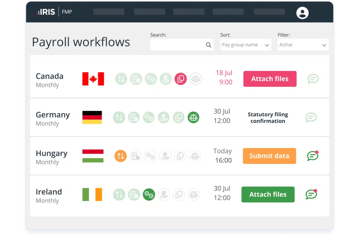 IRIS Global screenshot - 10 meilleurs logiciels de paie en Allemagne en 2026