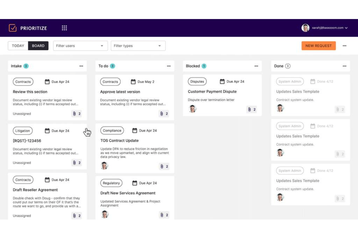 LinkSquares screenshot - 10 beste Softwarelösungen für das Vertragsmanagement in Unternehmen im Jahr 2026