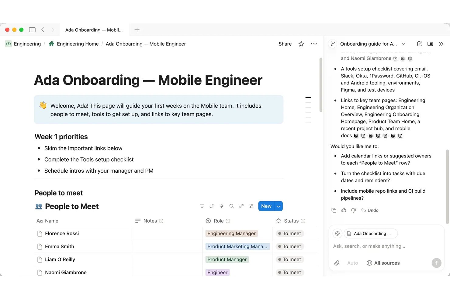 Notion AI screenshot - 10 Best AI Virtual Assistants in 2026