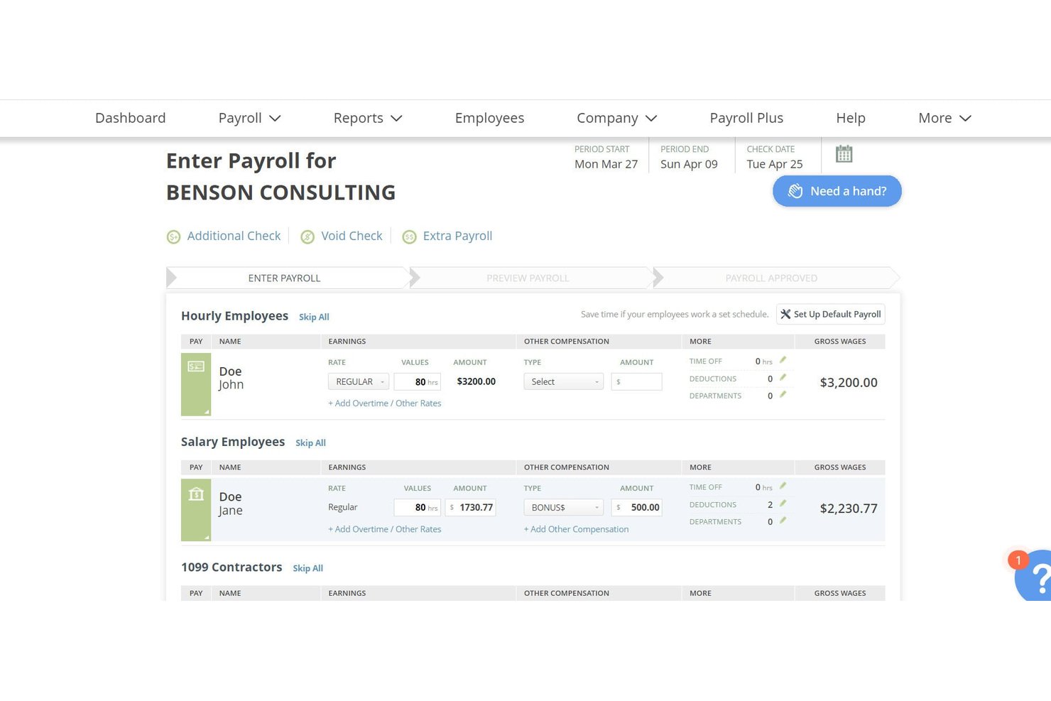 SurePayroll screenshot - 10 beste Lohnabrechnungssoftware für kleine Unternehmen im Jahr 2026