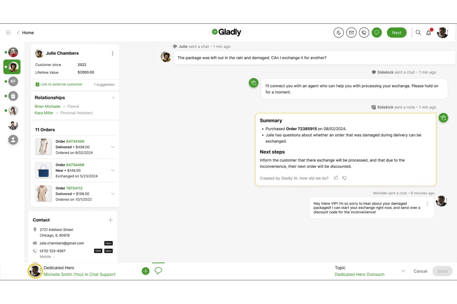 Gladly screenshot - Die 10 besten E-Commerce-Kundenservice-Softwares im Jahr 2026