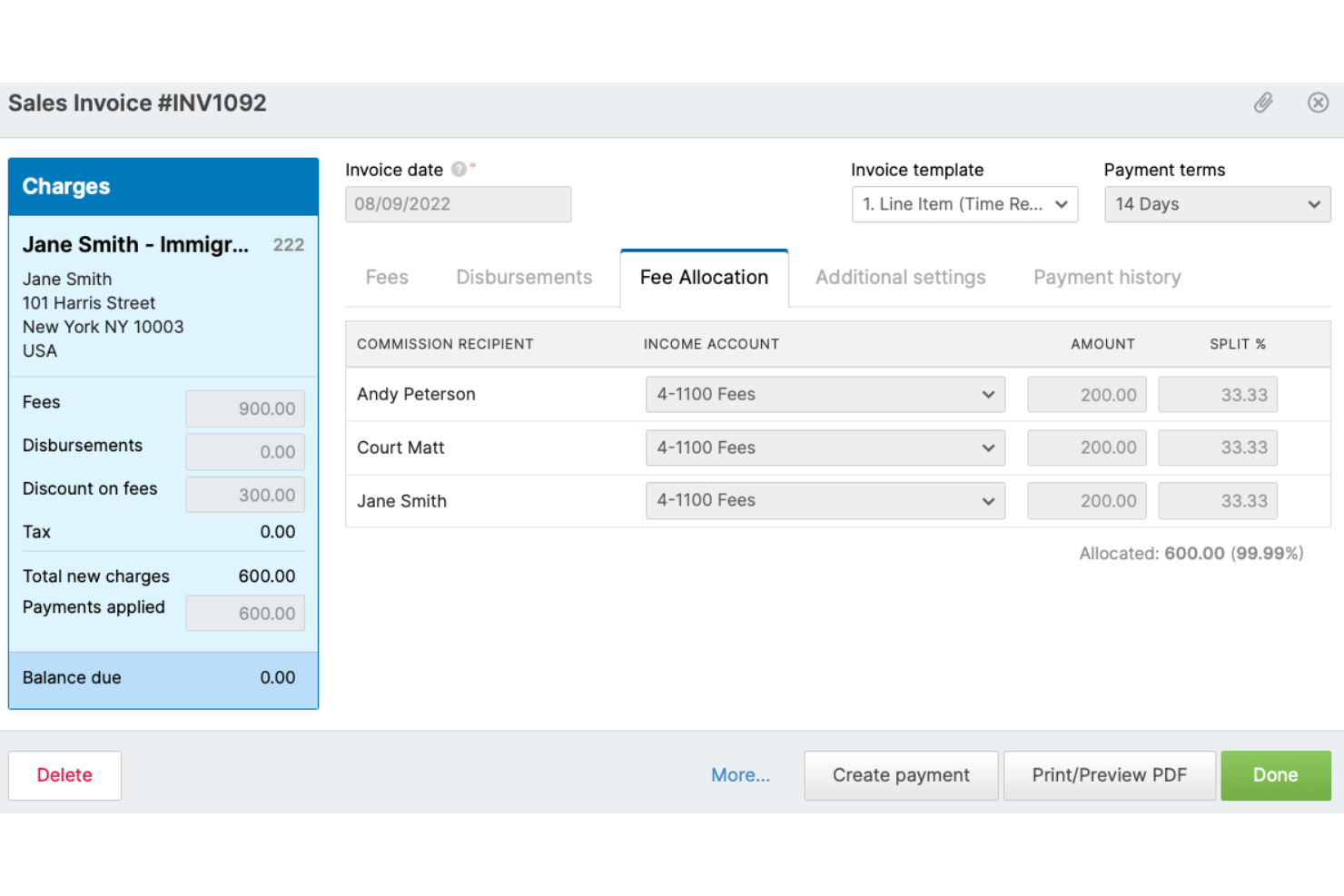 Actionstep screenshot - Le 10 migliori alternative a Timesolv nel 2026