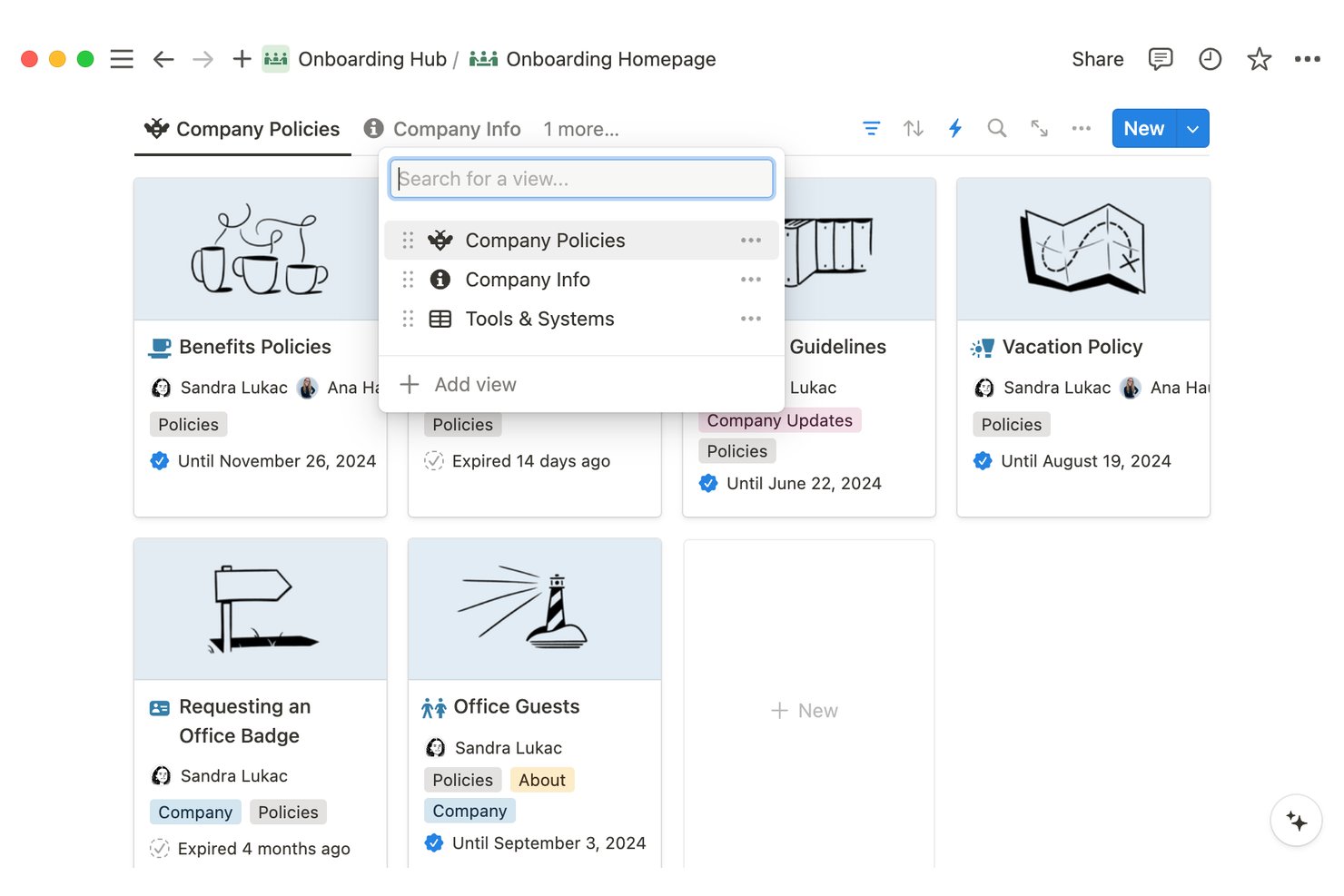Notion screenshot - 10 meilleurs logiciels gratuits de base de connaissances en 2026