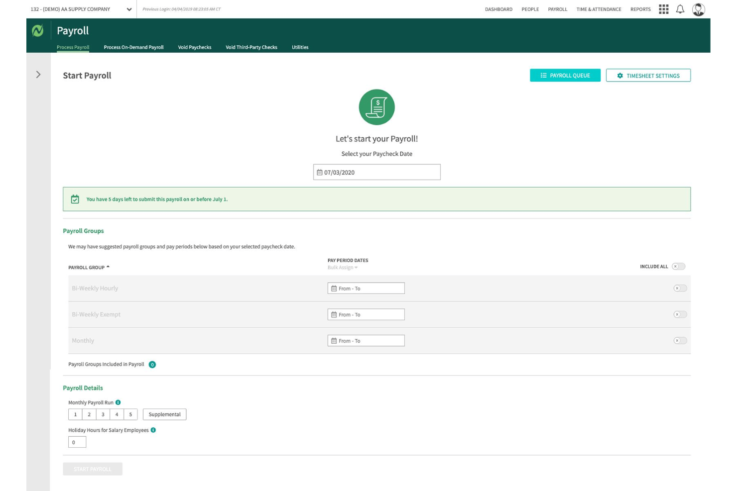 Netchex screenshot - Las 10 mejores soluciones de gestión de nóminas para minoristas en 2026