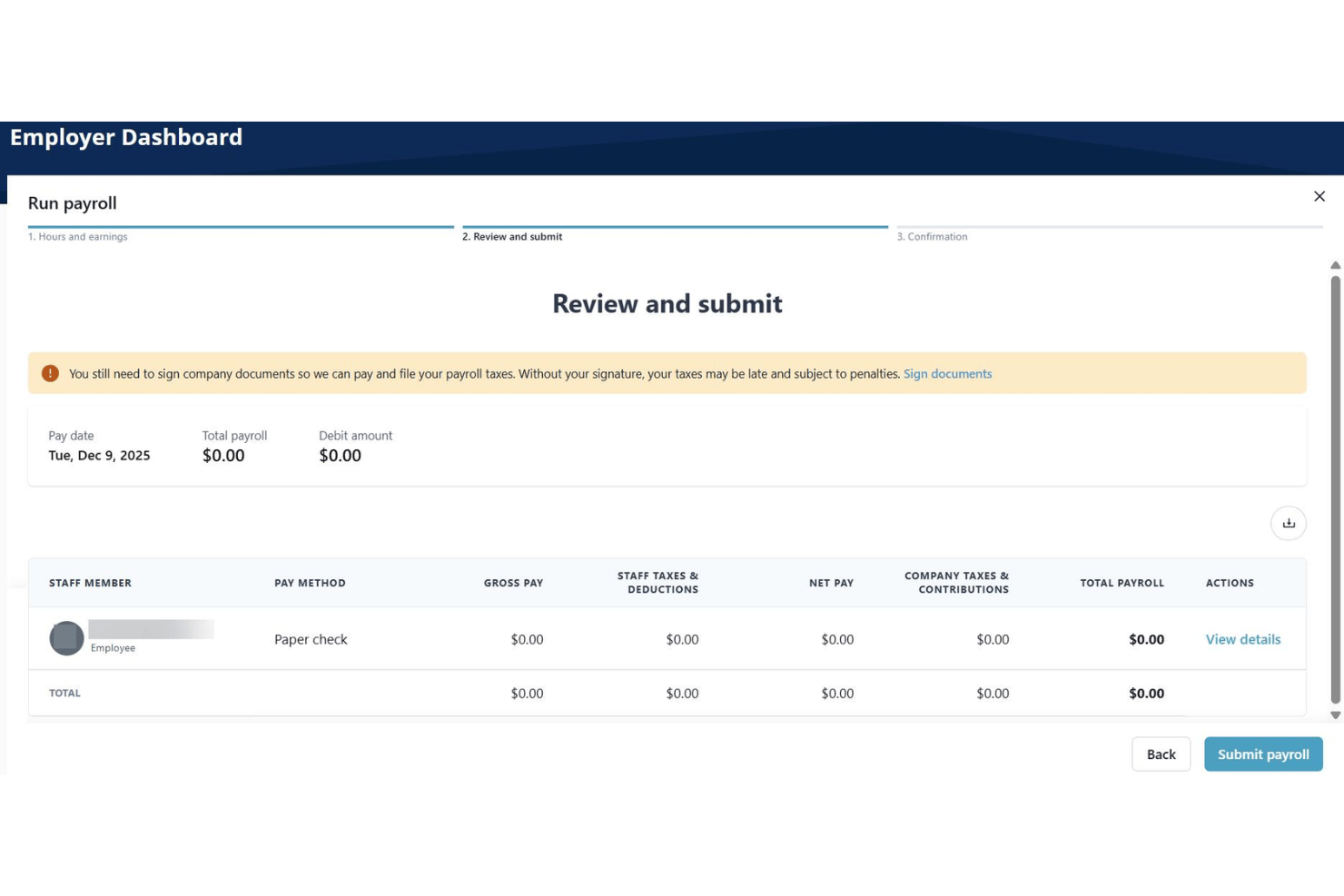 Paylocity screenshot - Las 10 mejores soluciones de gestión de nóminas para minoristas en 2026
