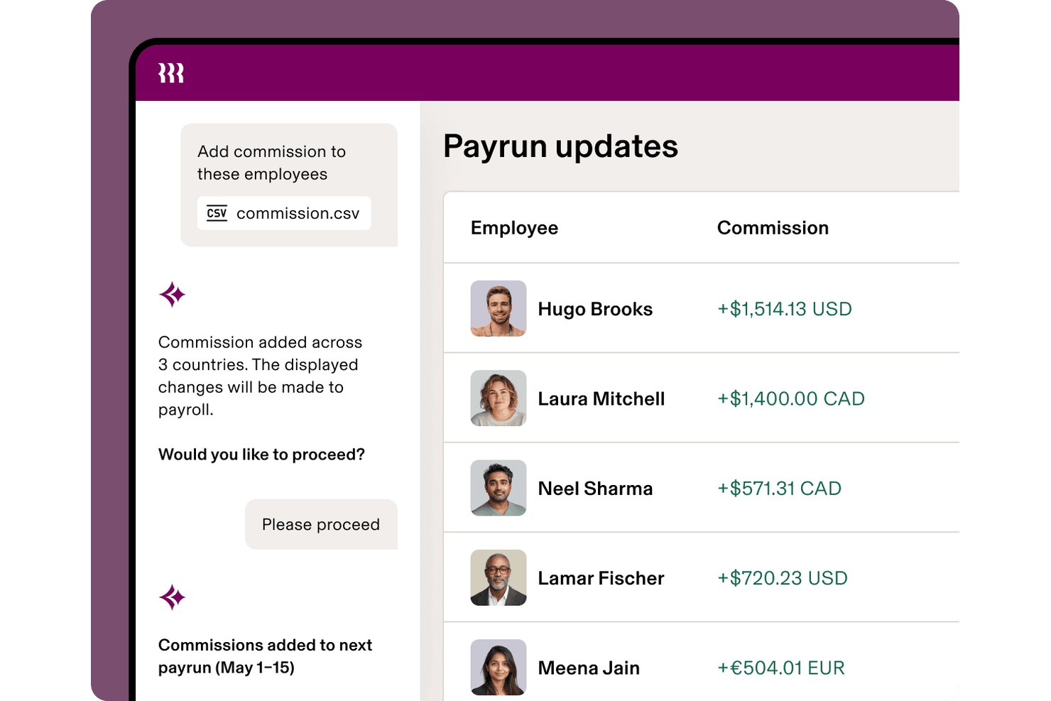 Rippling screenshot - Las 10 mejores soluciones de gestión de nóminas para minoristas en 2026