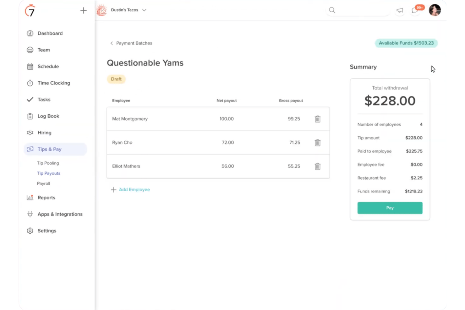 7shifts screenshot - 10 Best Payroll Software for Hospitality in 2026