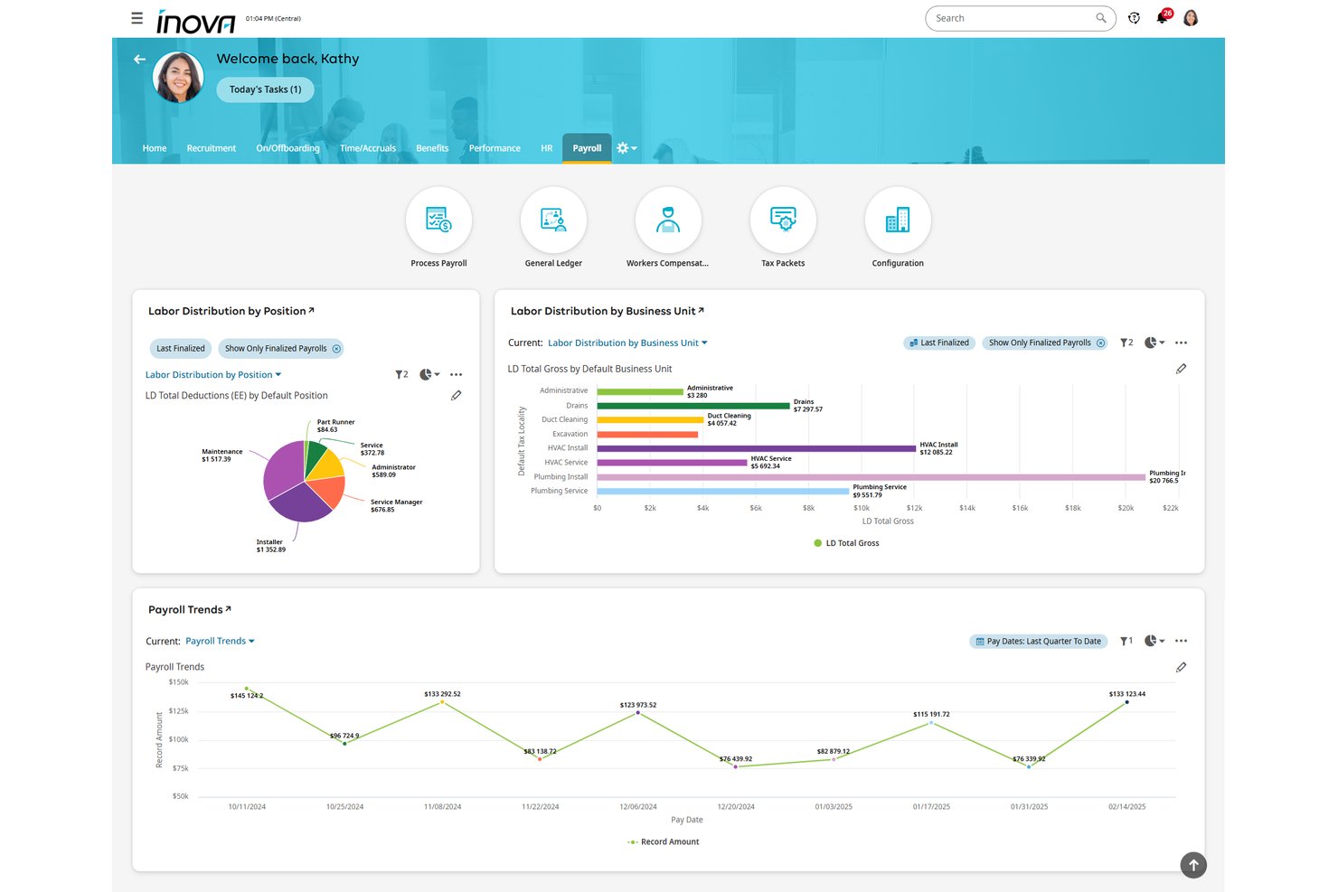 UKG Inova Payroll screenshot - 10 Best Payroll Software for Hospitality in 2026