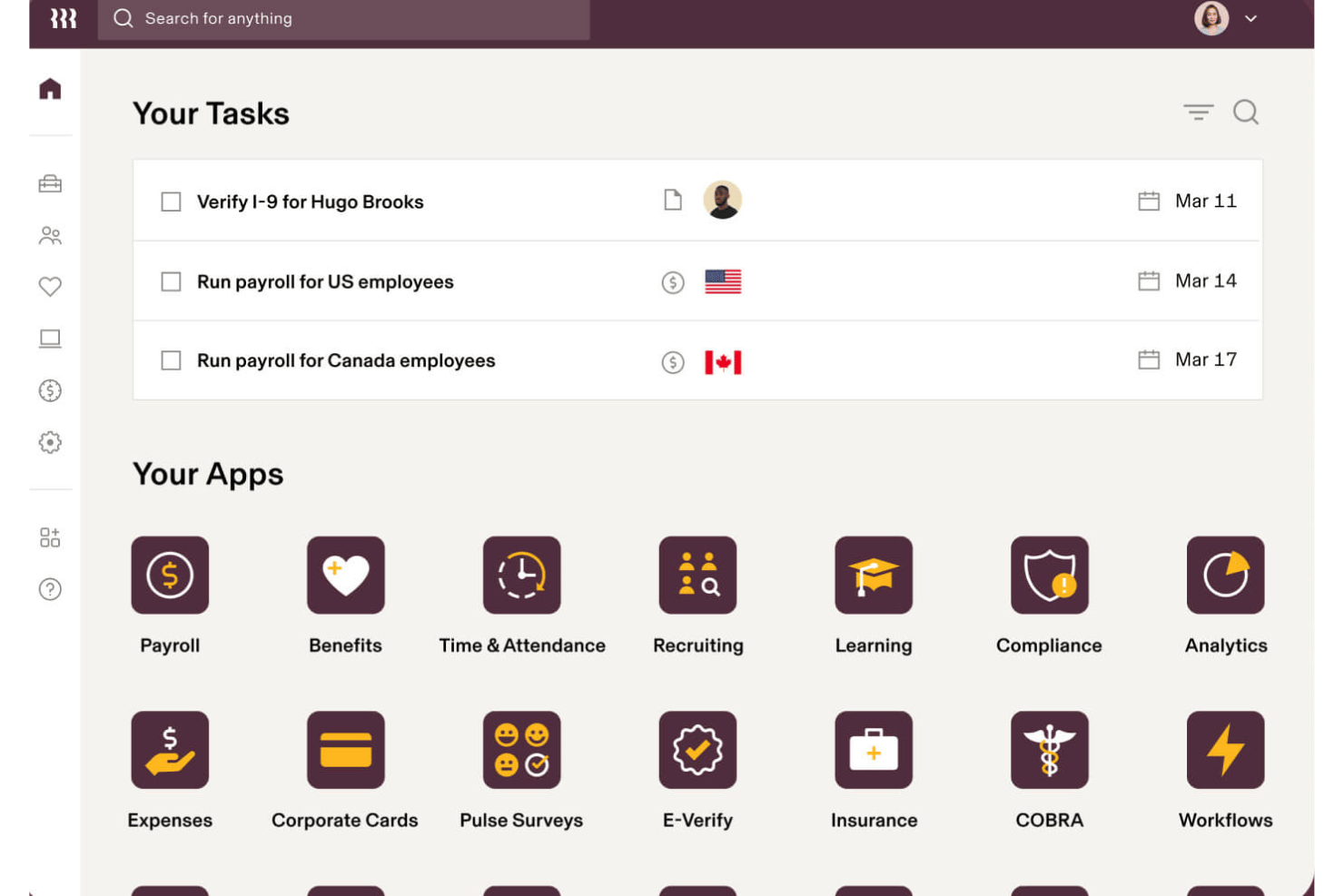 Rippling screenshot - 10 Best Payroll Software for Dentists in 2026