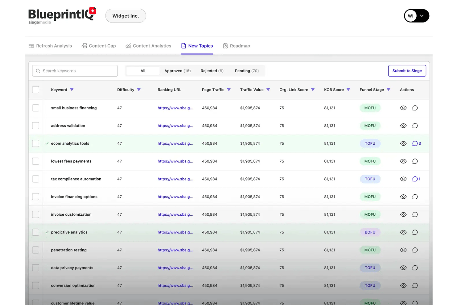 Siege Media screenshot - 10 meilleures agences SEO pour entreprises en 2026
