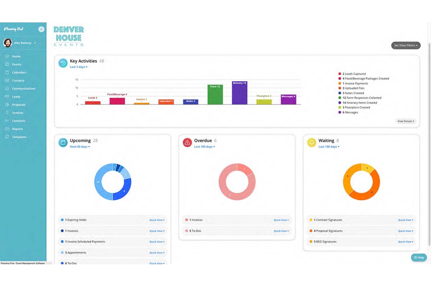 Planning Pod screenshot - De 10 beste software voor het plannen van evenementen voor 2026