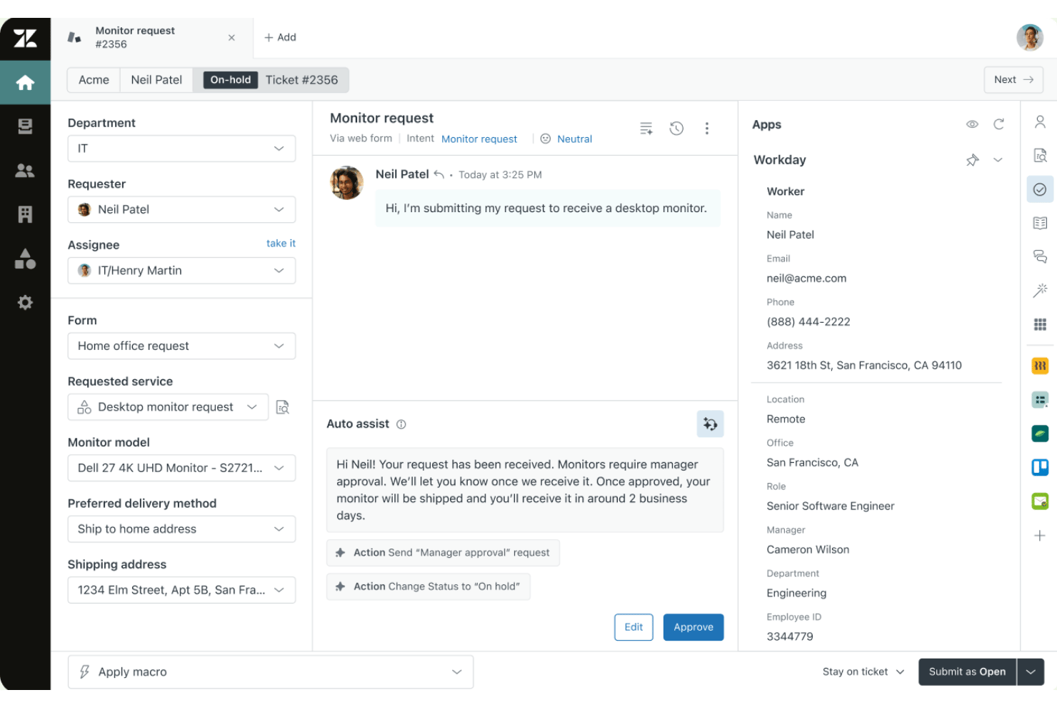 Zendesk screenshot - 10 beste Helpdesk-Ticketing-Softwarelösungen im Jahr 2026