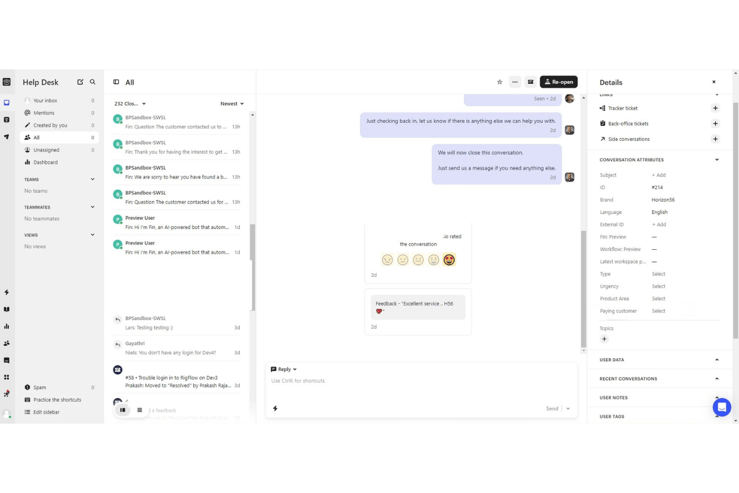 Intercom screenshot - 10 beste Helpdesk-Ticketing-Softwarelösungen im Jahr 2026