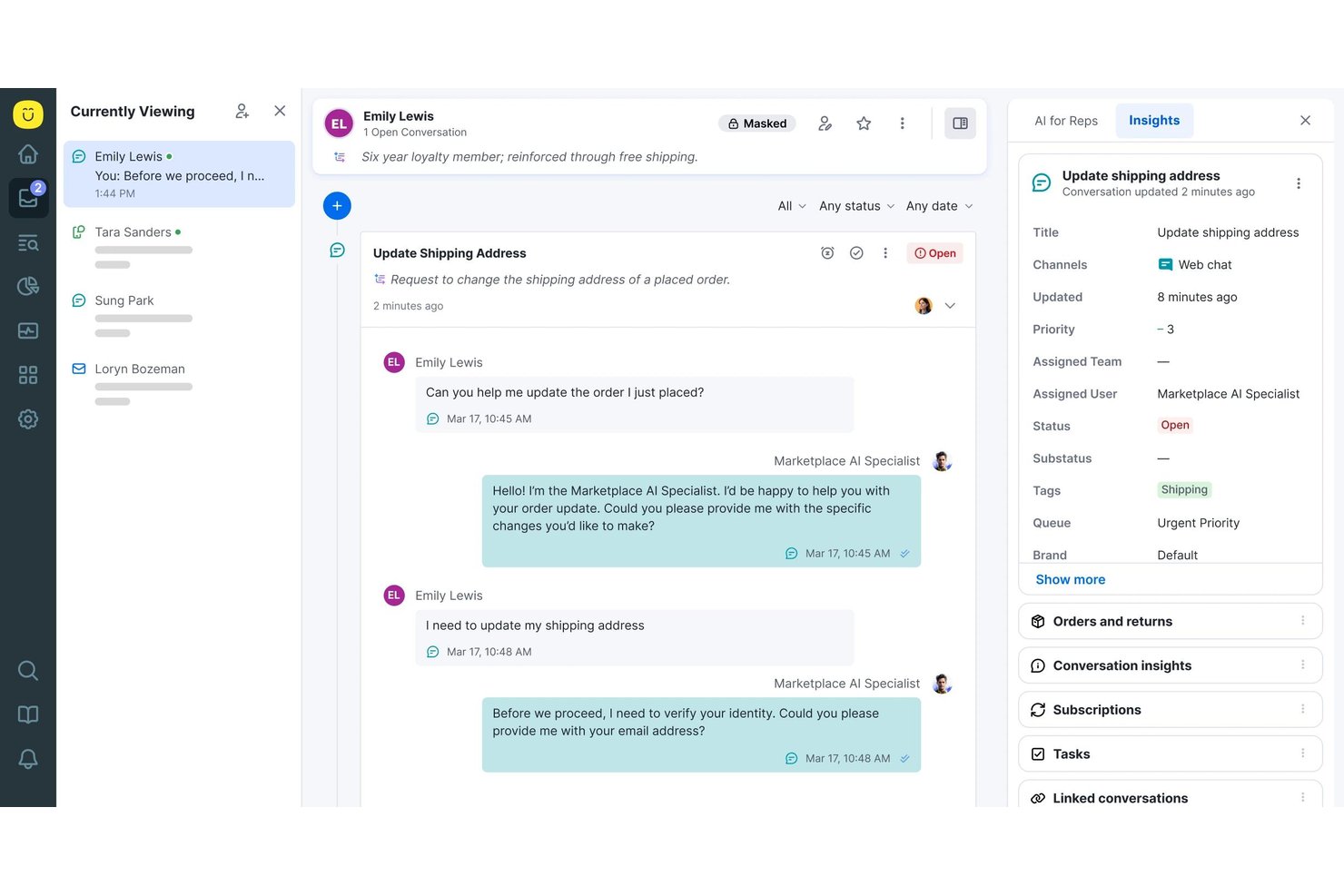 Kustomer screenshot - 10 beste Helpdesk-Ticketing-Softwarelösungen im Jahr 2026