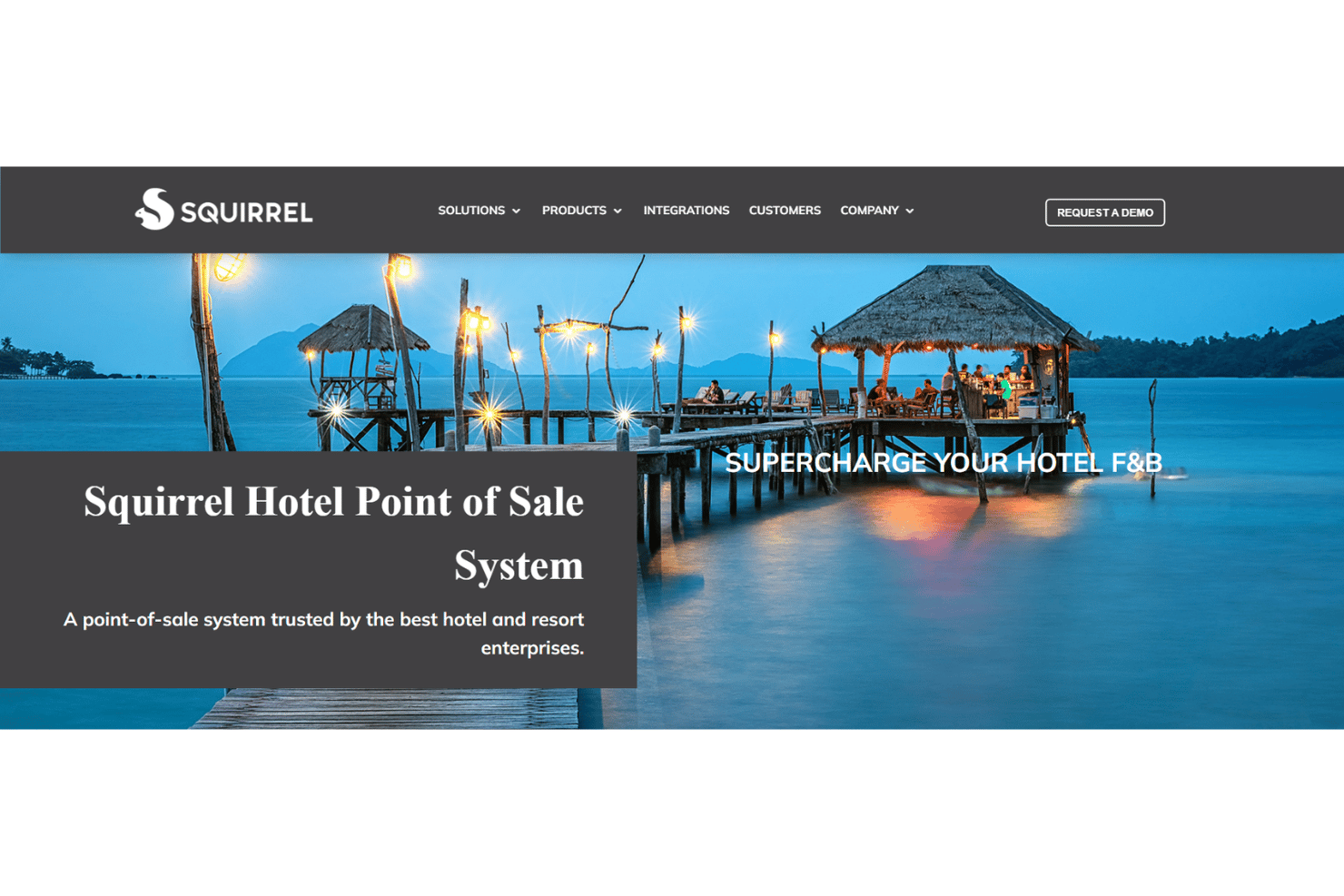 Squirrel unterstützt F&amp;B in Hotels in Speisesälen, Bars, am Pool und beim Zimmerservice mit Tischverwaltung, KDS-Weiterleitung, PMS-Integration und digitalen Bestellungen.