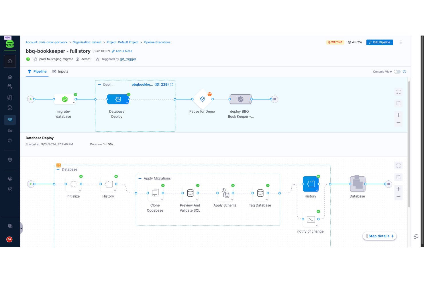 Harness Database DevOps screenshot - I 10 migliori strumenti DevOps per database recensiti nel 2026