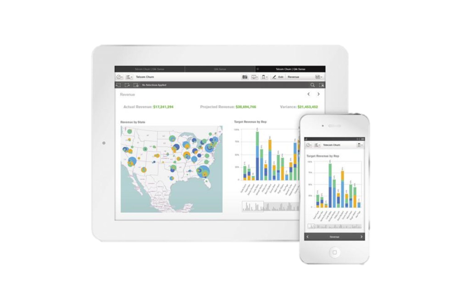 Qlik Sense screenshot - 10 bästa mobila BI-programvarorna granskade för 2026