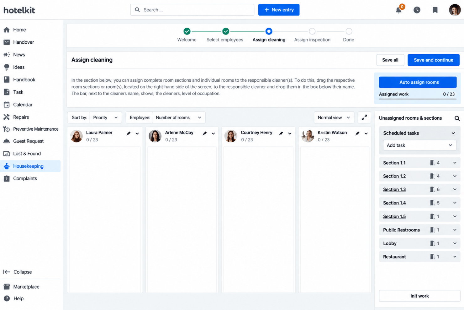 hotelkit organizes staff communication, tasks, and procedures for multi-property hotel teams.